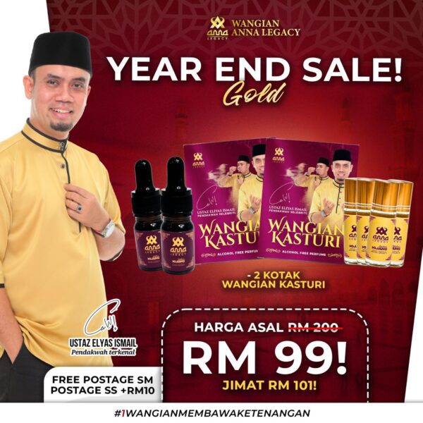 GOLD KASTURI - 2 BOTOL FREE 4 BOTOL (CALL FIRST BEFORE DELIVERY)