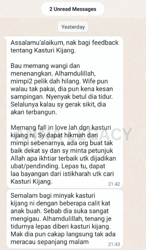 Testimoni pelanggan