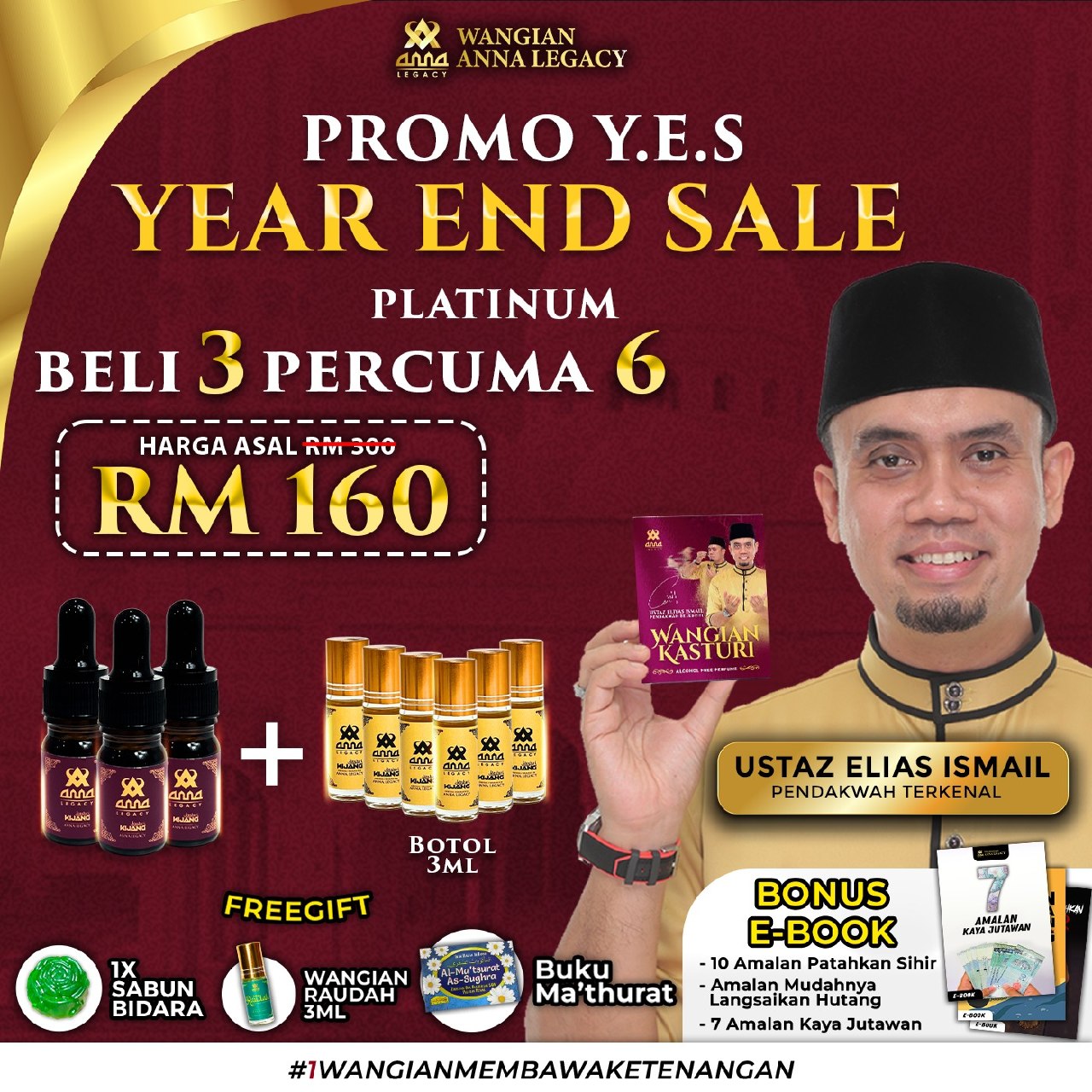 Harga asal Kasturi Kijang Anna Legacy